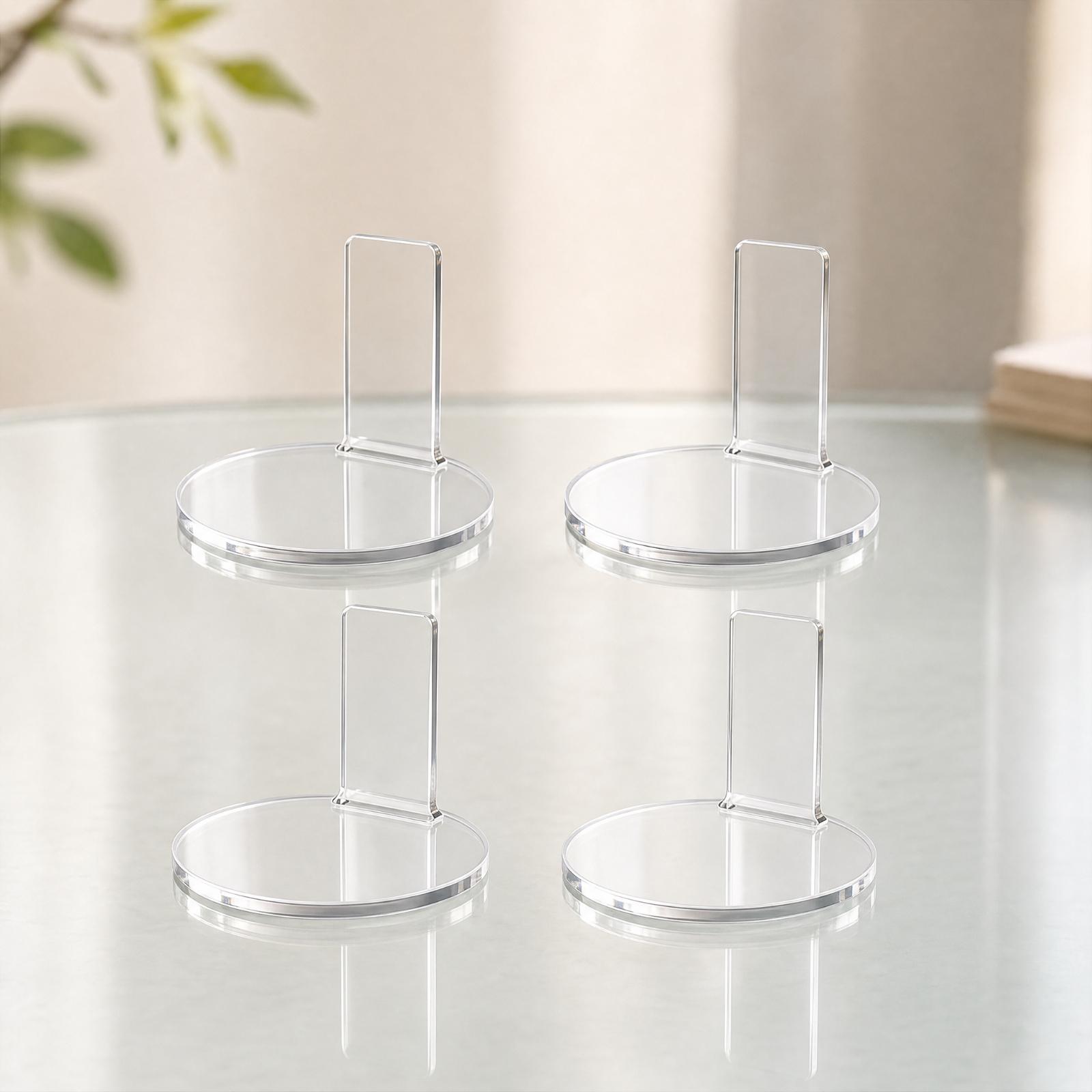 Set 4 Buah Rak Pajangan Akrili - Display Risers Set ulasan dan harga