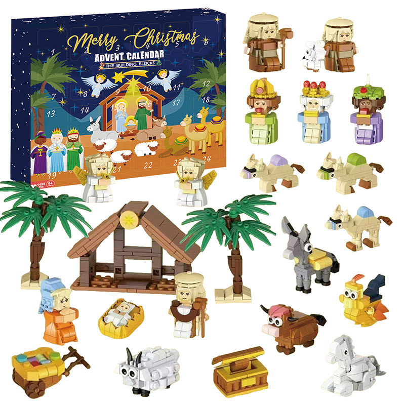 Kotak Hadiah Kalender Advent N - Building Block Mini ulasan dan harga