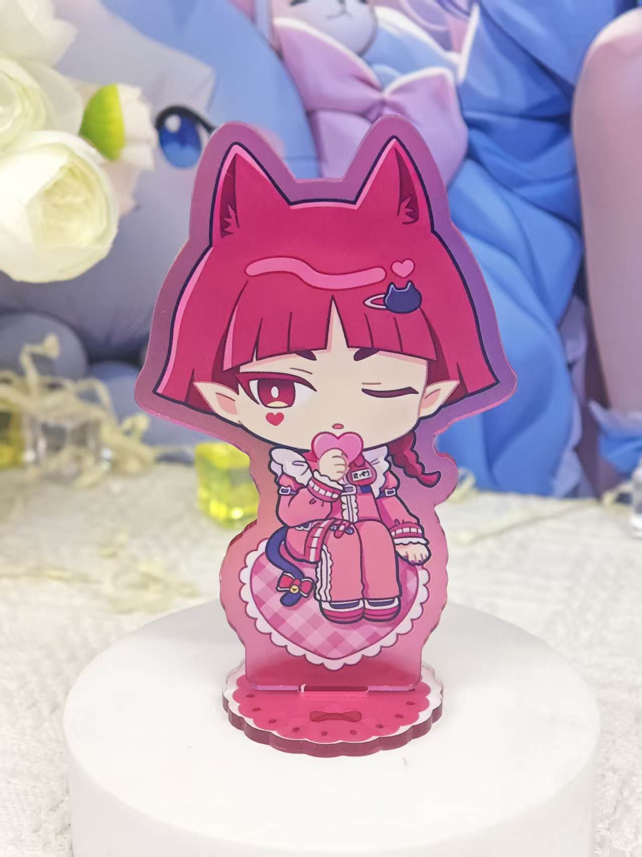 Set Figur Akrilik Gaya Pelayan - Figma Stand Set ulasan dan harga